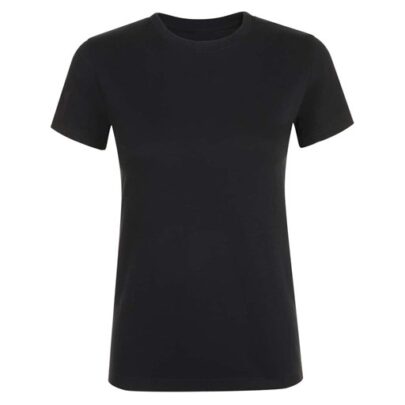 Ženska T-shirt majica SILBA kratki rukav crna - 1