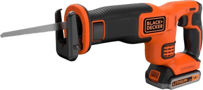 BLACK+DECKER aku sabljasta testera 18V, 1×4.0Ah, 1A punjač BDCR18M1-QW - 1