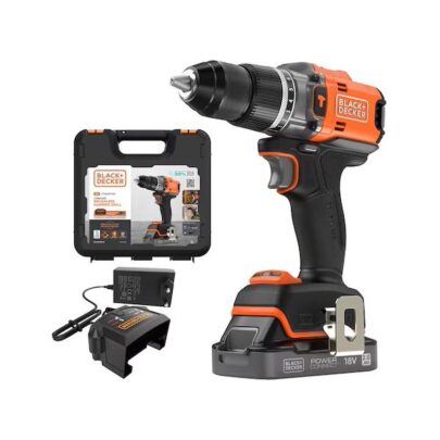 BLACK+DECKER aku udarna bušilica-odvrtač 18V bez četkica, 1×2.0Ah BLD683D1XK-QW - 1