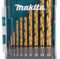 MAKITA 10-delni HSS-TiN economy burgije za metal set 1-10mm (D-72849) - 1