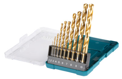 MAKITA 10-delni HSS-TiN economy burgije za metal set 1-10mm (D-72849) - 2