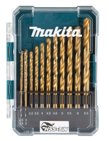 MAKITA 13-delni set HSS-TiN economy burgija za metal 1,5-6,5mm (D-72855) - 1