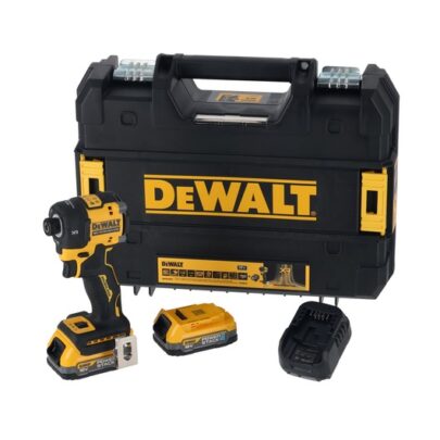 DeWALT aku hidraulični udarni odvrtač 1/4″ 18V XR (2×1.7Ah PowerStack) DCF870E2T-QW - 1