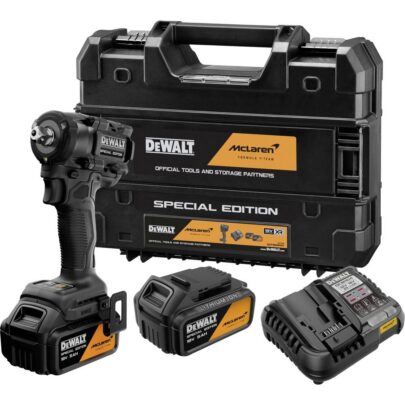 DeWALT aku udarni odvrtač 1/2″ 18V XR 406Nm McLaren Compact (2×5.0Ah) DCF92MP2T-QW - 1