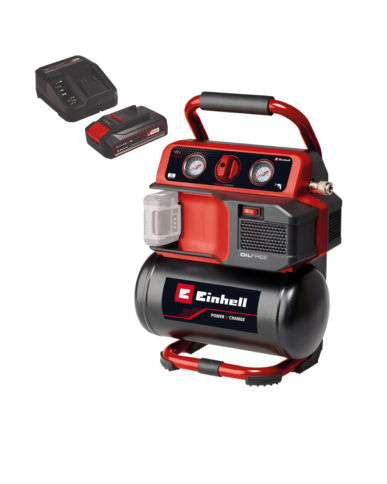 EINHELL Akumulatorski kompresor 5l TE-AC 18/75 Li OF + 2,5 Ah Starter Kit - 1