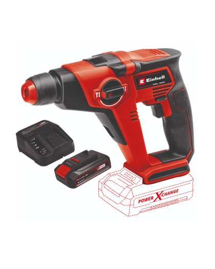 EINHELL Akumulatorska čekić bušilica TE-HD 18/12 Li + 2,5 Ah Starter Kit 4513970/3810000033 - 1