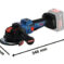 BOSCH Ugaona brusilica EXPERT EXWX18V-15PS (06019M6500) - 4