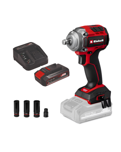 EINHELL Akumulatorski udarni odvijač TP-CW 18/350-C Li BL + 2,5 Ah starter kit 4510055/3810000033 - 1
