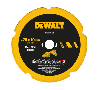 DEWALT DT20590 Dijamantska rezna ploča za različite materijale 76mm - 1