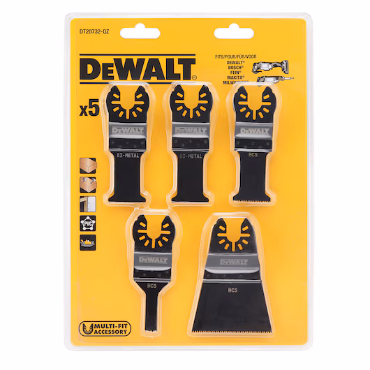 DEWALT DT20732 Set listova za višenamenski alat, 5 komada - 2