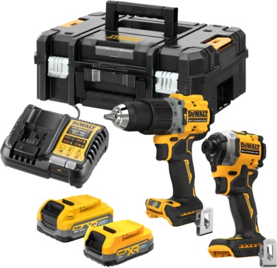 DeWALT DCK2050EST aku set 2 alata 18V XR bez četkica DCD805 + DCF850 - 1