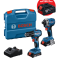 BOSCH Kombinovani komplet: Akumulatorski rotacioni udarni odvrtač GDX 18V-285+Akumulatorska bušilica-odvrtač GSR 185 06019N2123 - 1
