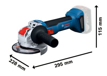 BOSCH PRO GWX 18V-8 Akumulatorska ugaona brusilica sa sistemom X-LOCK 06019N9102 - 3
