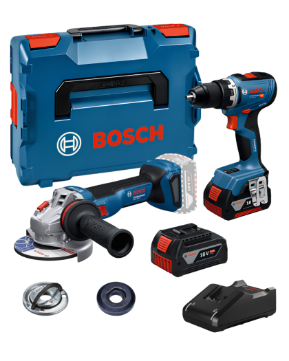 BOSCH SET GSR 18V-65 Professional Akumulatorska bušilica-odvrtač + GWS 18V-11 Professional Akumulatorska ugaona brusilica (06019N3203+06019N4100) - 1