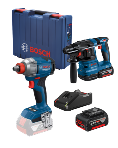 BOSCH Akumulatorski elektro-pneumatski čekić za bušenje sa SDS plus prihvatom GBH 185-LI + GDX 18V-285 Professional Akumulatorski rotacioni udarni odvrtač (0611924021+06019N2120) - 1