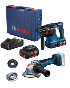 BOSCH Akumulatorski elektro-pneumatski čekić za bušenje sa SDS plus prihvatom GBH 185-LI + GWS 18V-11 Professional Akumulatorska ugaona brusilica (0611924021+06019N4100) - 1