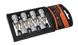 TACTIX Set nasadnih imbus bitova 3/8" metrički 7kom - 1