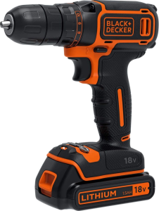 BLACK+DECKER BDCDC18B aku bušilica-odvijač 18V sa punjačem 200mA i 2 baterije - 1